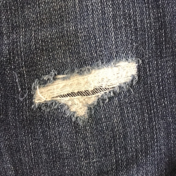 WHBM Noir Slim Ankle Distressed Straight leg Jean - Picture 12 of 12